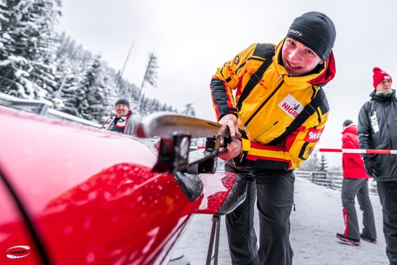 Julian Klein Innsbruck Jan 2023 YOG Quali Kufen Schleifen