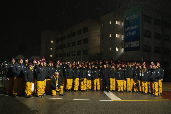 Julian Klein YOG Pyeongchang Januar 2024 Team Germany Eröffnungsfeier