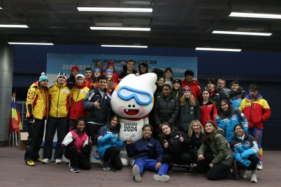 Julian Klein Pyeongchang Nov 2023 YOG Quali Gruppenfoto